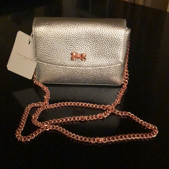 ted baker silver cross body bag